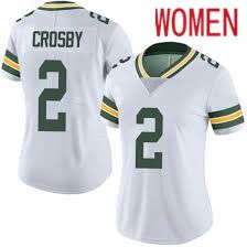 Women Green Bay Packers #2 Mason Crosby Nike White Game NFL Jersey
